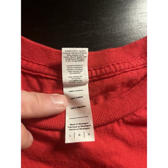 Girls Rock Austin T-Shirt Large Red Graphic Band Guitar Music Festival Tee - Picture 5 of 8